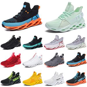 Mode, hochwertige Herren-Laufschuhe, atmungsaktive Trainer, Wolfsgrau, Tour-Gelb, Dreifach-Weiß, Khaki, Grün, Hellbraun, Bronze, Herren-Outdoor-Sport-Sneaker