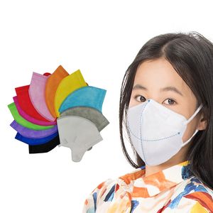 Kid KN95 Mask 5 слоев Детские маски для лица 12 цветов