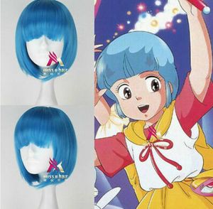 Magical Angel Creamy Mami Lovely Short Blue Fashion Cosplay Wig Hair