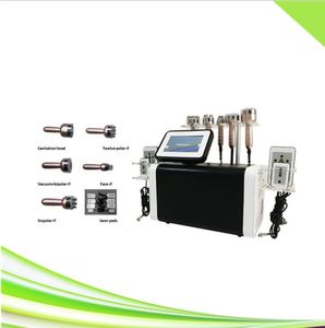SPA 6 i 1 kavitation RF-radiofrekvens Hudspärrdiod Laserbantning Lipo Laser Machine
