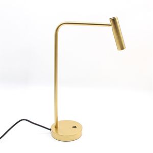 Topoch Table Light Stand Desk Lamp LED W K Rocker Switch Aluminium Rotating Head Book Reading Spotlight EU US Plug AC V