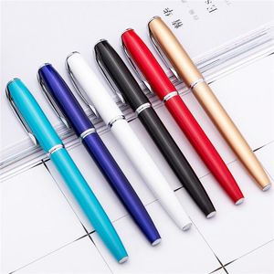 2021 13.3x1cm Sign Spot Pen Hotel Business Gift Pen Metal Gel Pen