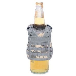 Mini Vest Beer Bottle Cover Drinks Flaskor Dekorera Skyddsfest Party Supplies Fine Workmanship Cool Sleeve Justerbar ch F2