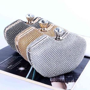 Сумки Tates Дизайнерская сумочка мешков с поперечным кусочком мода мода мода страза Apple Shape Chain Clutch Вечер 1222