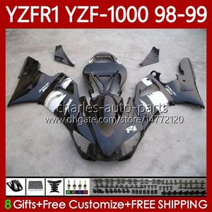 Motorrad-Karosserie für Yamaha YZF-R1 YZF1000 YZF R 1 1000 CC 98–01 Karosserien 82Nr