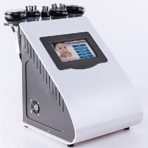 Frete Grátis 5in1 Lipoaspiração Ultrassônica 40K Cavitação Vácuo Multipolar Bipolor RF Laser Slimming Radio Frequency Frequency Body Salon Máquina