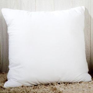 Federe quadrate 45 * 45 cm Federa bianca fai da te Federa per cuscino per divano a trasferimento di calore Cuscino bianco bianco