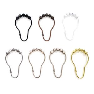 1pcs Curtain Hook Shower Ring Clip Curtains Holder Home Supplice Shade Bathroom Hall Family