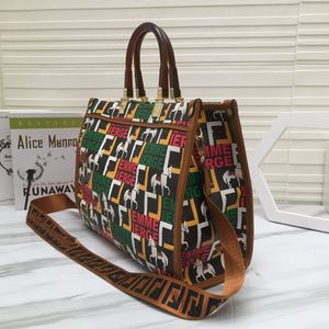 Tasarımcı Kadınlar Tote Shopper Bag Moda Çanta F Omuz Kayışı Çantası Çanta Çanta Roman Deri Seyahat Markalı Lüks Çanta