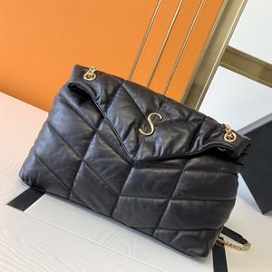 7a Brand Designer Bolsa de ombro da moda feminina Loulou Puffer Handbag Handbag Luxury Sheepskin Matte nevoeiro Sacos