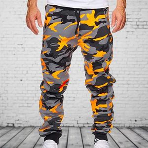 2020 novo outono inverno homens camuflagem casual sweatpants calças de carga masculina multi-bolso esporte wear joggers