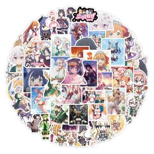 50pcs/set poster Small waterproof Skateboard stickers Anime princess connect For notebook laptop bottle Helmet car sticker PVC Guitar Decals