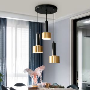 Nordic Luxury Restaurant Pendant Lights E27 Vardagsrumslampor Moderna minimalistiska bar hängande lampor