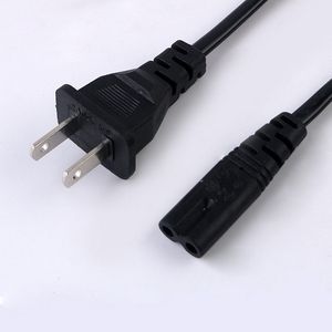 Cabo de alimentação do carregador CA Cabo de linha de reposição de fio Cabo de alimentação 1.5m 5 pés para laptop PlayStation 2 PRONG EU PLUG