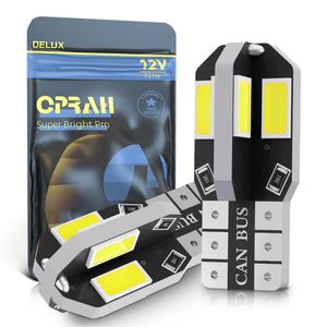 2 ШТ. Новый T10 Светодиодный CANBUS W5W 8 SMD 5730 Светодиодный автомобиль Интерьер Новинка Номера Номера для чтения купольных ламп Нет Ошибка 12 В белый красный желтый