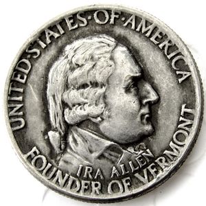 US 1927 Vermont Half Dollar Prata Banhado Artesanato Comemorativo Cópia Moeda Metal Dies Fabricação Preço de Fábrica