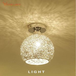 Ceiling Lights Classical E27 Surface Mount LED Lamp Mini Light Energy Saving Dome Chrome Finish Flush Mounted