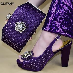 Dress Shoes Italian Shoe And Bag Set For Party In Women Comfy Platform Sandal Bags To Match With