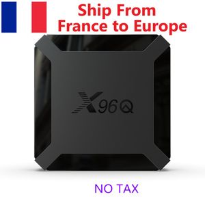 Navio da frança X96Q tv box Android 10.0 Smart Allwinner H313 Quad Core 4K 2GB RAM 16GB ROM 2.4GHZ WIFI