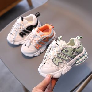 Autumn New Boys Girls 1-5 years old tide kids shoes soft bottom Fashion Breathable Sneakers Non-slip Toddler Running Shoes 210303