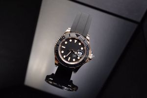 2022 Högkvalitativa klockor Asien 2813 Black Dial Ceramic Bezel 40mm Casual Automatic Men's Watch 126655