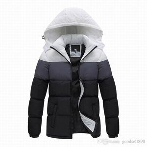 2019 Nova marca homens jaqueta de inverno, moda esportes ao ar livre inverno para baixo casaco homens, homens outerwear jaqueta marca anti-vento casaco com capuz