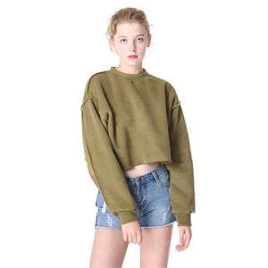 Short Pullover New Autumn Winter Thick Coat Velour Loose Womens Sweatshirt Solid Casual Tops lady Loose Long Sleeve Big Size 201212