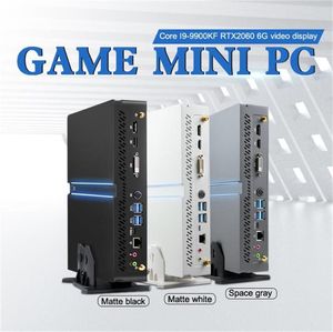 Vente en gros Mini PCS 2021 Gaming Computer Desktop PC Windows 10 4K Intel I9-9900KF RTX2060 -9700KF 32GB RAM M.2 NVME 2 * DDR4 2.0 DP WiFi
