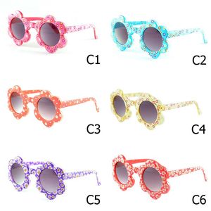 Schöne sonnige Kinder-Sonnenbrille, Designer-Sonnenblumen-Rahmen mit UV400-Schutzgläsern, süße Brillen für Jungen und Mädchen