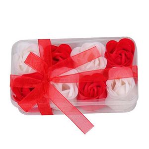 Bomboniera, regalo di San Valentino per il fidanzato, fiori di rosa, sapone, ospiti di nozze, damigella d'onore