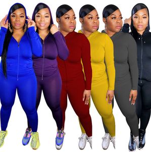 Plus size 3X 4X 5XL women bigger size clothing outfits fall winter tracksuits jacket coat+pants two piece set casual sweatsuits 4166