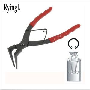 MultiTool Circlip Tång Snap Ring Grip Plier 50 mm Lång näsa 1,2 mm 90 grader Böjning för motorcyklar bilar lastbilar Y200321