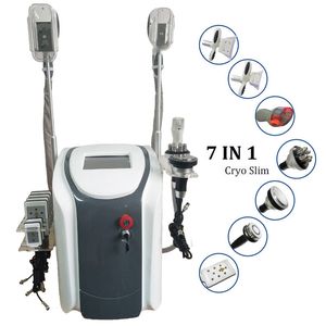 Slim Cryo Fat Freeze Machine Lipo Laser Body Contour Equipment Cryolipolysis Cavitation Viktminskning RF Skin åtdragningsmaskiner