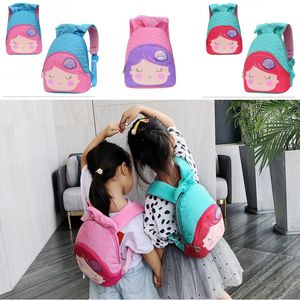 Baby Kindergarten Shoulder Bag School Mermaid Shell Girl Cute Rucksack Outdoor Kid Child Zipper Backpack 15 4py G2