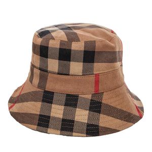 Heißer Herbst und Winter Neue Farbe Plaid frauen Wildleder Becken Hut Casual Klapp Warme frauen Fischer Hut