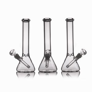 Klarglas-Bong-Becher-Basis, Wasserpfeifen, Wasserpfeifen, Bongs, Eisfänger, Dicke 27,9 cm