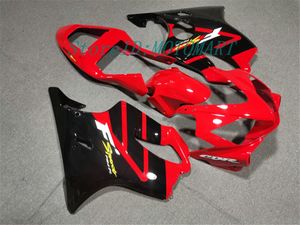 Motorcykel Fairing Kit för Honda CBR600F4I 01 02 03 CBR 600 F4I 2001 2002 2003 ABS Svart Röd Fairings Set + Gåvor HJ10