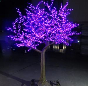 Outdoor LED Artificial Cherry Blossom Tree Light Christmas Tree Lamp 2304pcs LEDs 9.8ft/3.0M Height 110VAC/220VAC Rainproof Drop