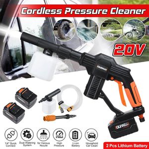 Car Washer 60Bar Cordless High Pressure Spray Water Gun Portable Wash Cleaner Cleaning Machine