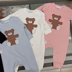 Summer Spring Baby Girls Boys Romper Cotton Jumpsuit Högkvalitativ nyfödd baby Söt spädbarn Rompers Kidskläder