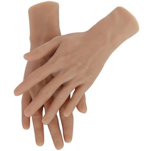 2023 Tpe vera mano maschile arte manichino torso corpo bambino guanti unisex decorare cosmetologia maschile magia protesica puntelli gioielli in silicone 1 set D107