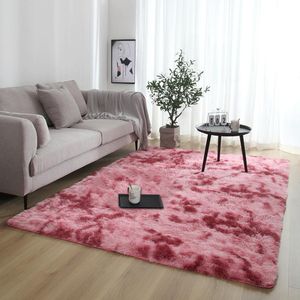 Velvet Soft Fluffy Large Carpets Non-slip Rug Dining Room Home Living Bedroom Floor Mat 80*120CM Warm Home Decoration Y200416