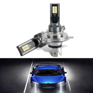 Nowy 1x Highbright LED LED LED H1 H3 H7 H11 dla Auto Fog Light 3030 SMD DRL Dnia Lampa do jazdy HB4 H4 Reflektor Biały 6500K 12V