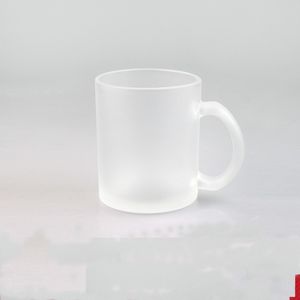 11oz sublimering glas vinglasögon värmeöverföring dricka muggar diy anpassad frostad klar sprit koppar whisky öl parti drinkware whoesale med kram