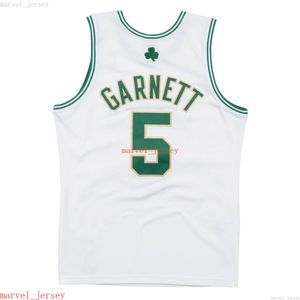 100% costurou Kevin Garnett White Home 2008-09 Jersey XS-6XL Mens Retornos de Basquete Jerseys Homens Cheap Mulheres Juventude