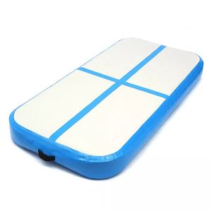 Mavi Renk Şişirilebilir Hava Board Hava Blok Ücretsiz Pompa Mini AirTrack Satışta DWF Şişme Spor Salonu Mat Track Antrenman için Ev Kullanın Zemin Yatağı