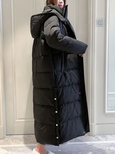 Kadın Aşağı Moda Kalın Sıcak Ceket Lady Pamuk Parka Uzun Jaqueta Kış Ceket Kaput 201201 ile