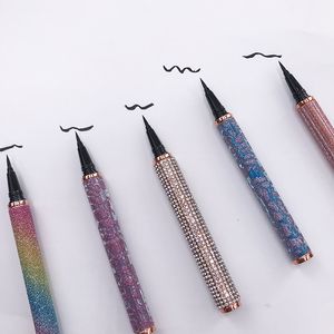 Magic Self-adhesive Liquid Eyeliner Glue for Makeup Eyelashes Tool Magnet-free Glue-free Long Lasting Pen Pencil Custom Lable