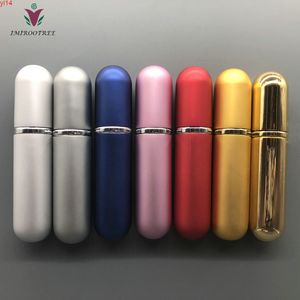 Free Ship 21pcs Mini Portable Empty Metal and Aluminum Travel Refillable Perfume Atomizer Bottle for Spray Pengood qualtity