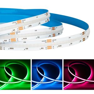 RGB COB LED Strip Light 12 V 24 V 810LED / M 840LED / M Wysoka gęstość Miękka elastyczna taśma elastyczna do oświetlenia dekoracyjnego